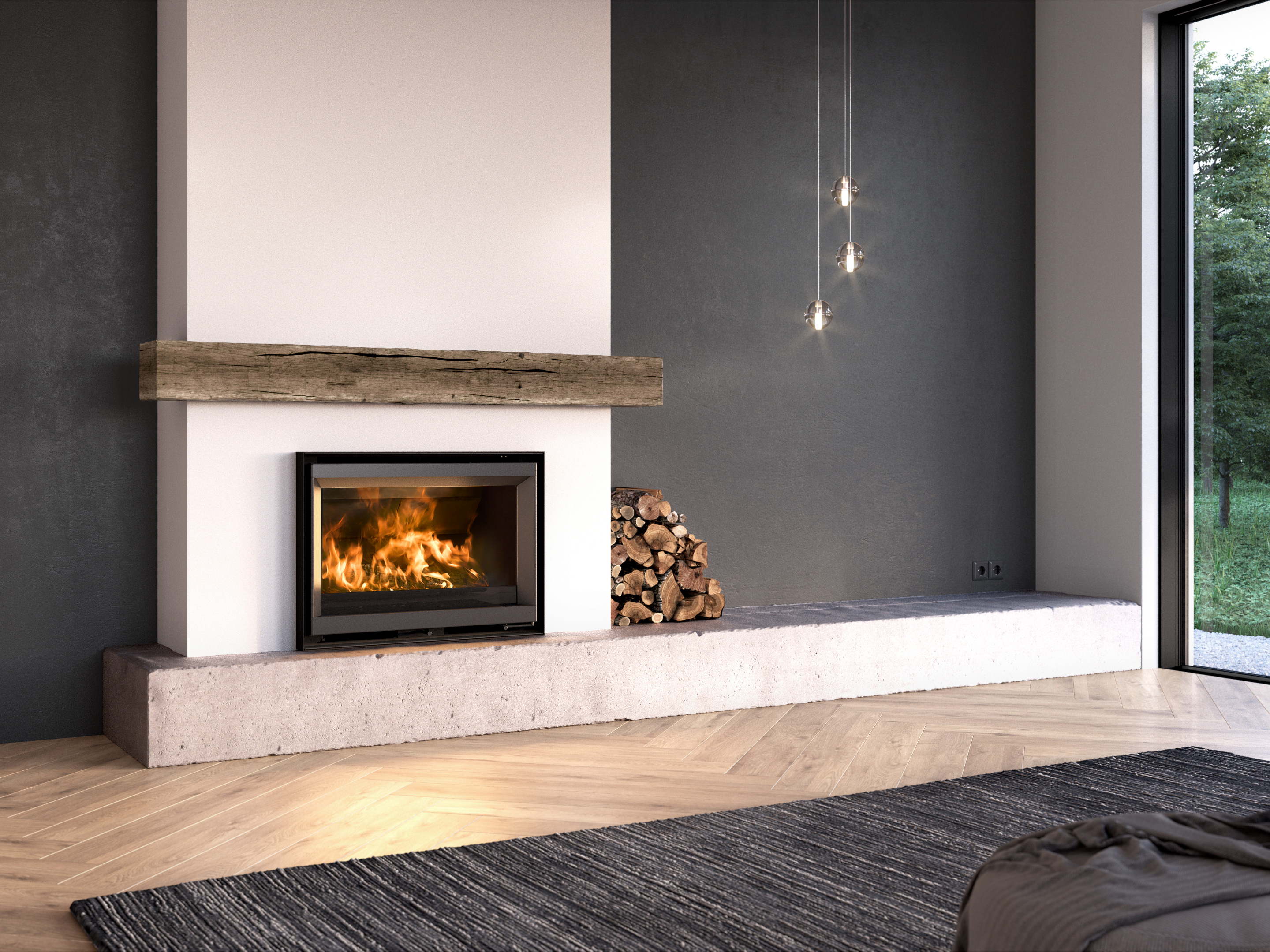 Stûv 6, une chambre avec vue… sur le feu