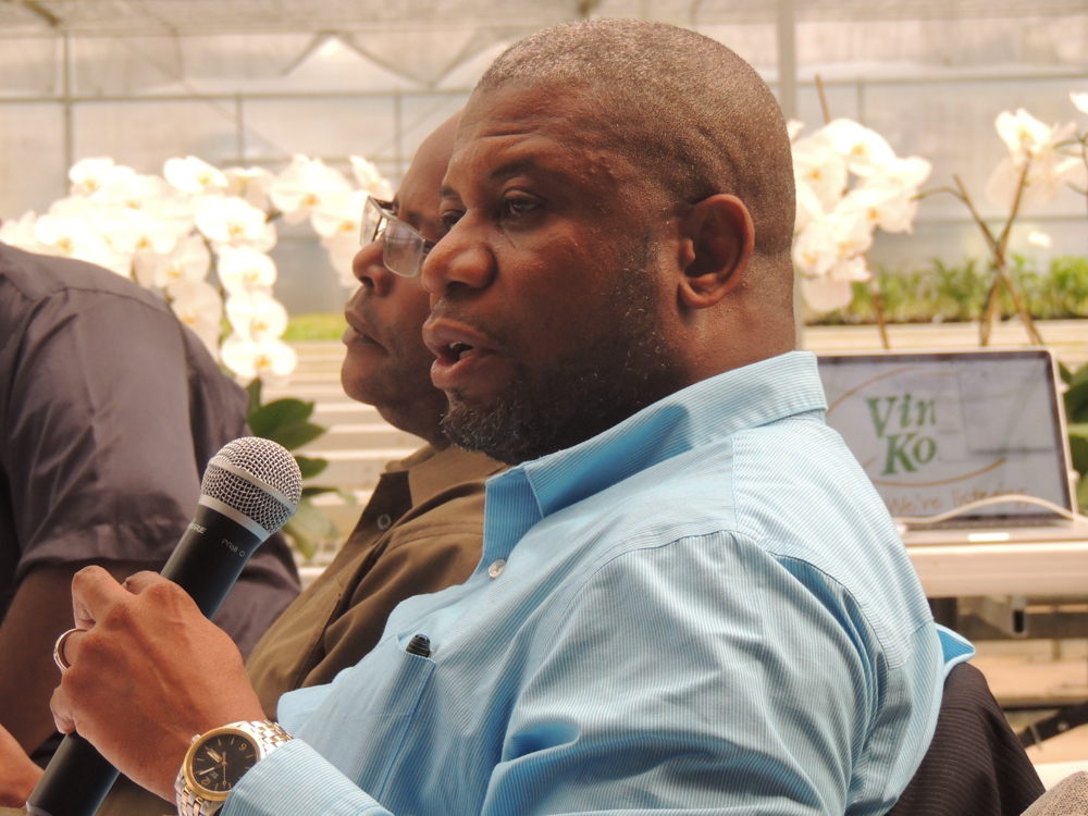 Allister Glean - International Specialist in Agribusiness and Value Chains - IICA, addresses the gathering at the Vini Koze Forum on Agriculture held in St. Lucia. Allister Glean - International Specialist in Agribusiness and Value Chains - IICA, addresses the gathering at the Vini Koze Forum on Agriculture held in St. Lucia.