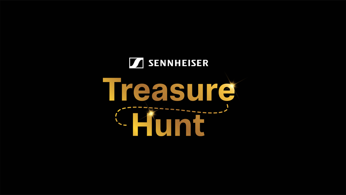 Time to go hunting for some secret codes across the web: The Sennheiser Treasure Hunt
