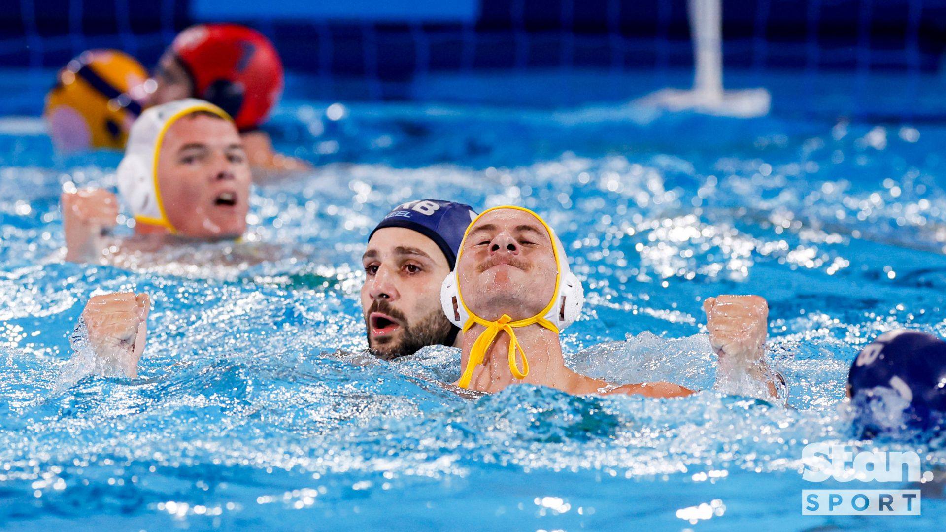 The Aussie Sharks stunned 2016 & 2020 Gold medallists Serbia. The Aussie Sharks stunned 2016 & 2020 Gold medallists Serbia.