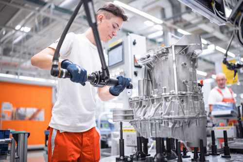 Audi start in Győr productie van elektromotoren voor PPE-platform