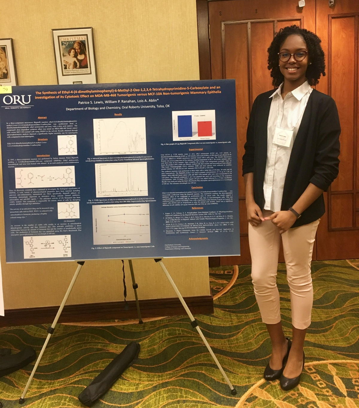 Presentation of Senior Research Project at the 64th Pentasectional Meeting of the American Chemical Society in Norman, OK. 