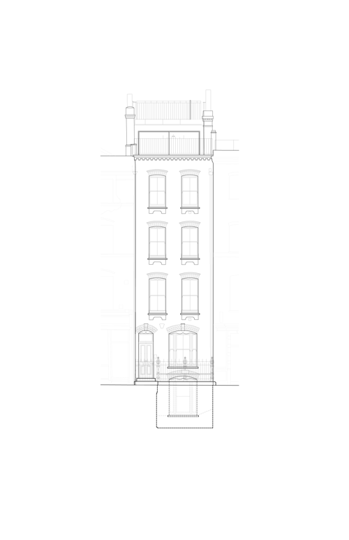 Elevation drawing, courtesy of Architensions