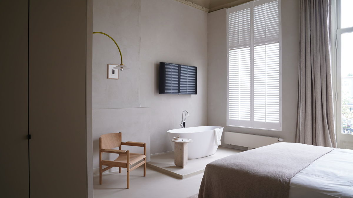 Een voorbeeld van minimalistisch design bij hotel âme Rotterdam