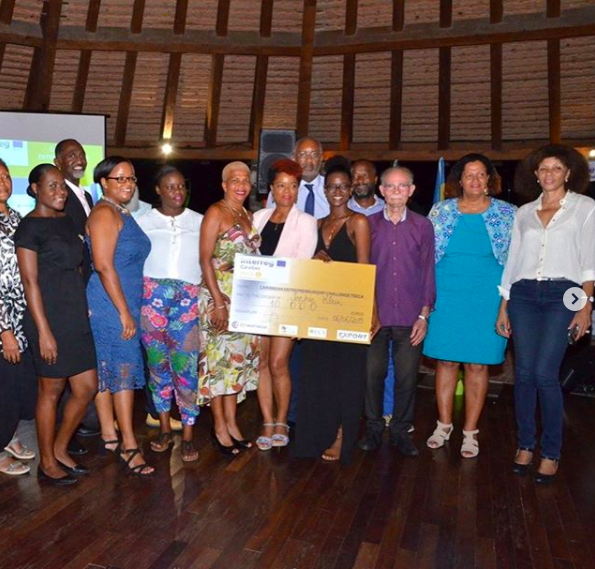 First place winners, TEECA/OECS Regional Entrepreneurship Competition.