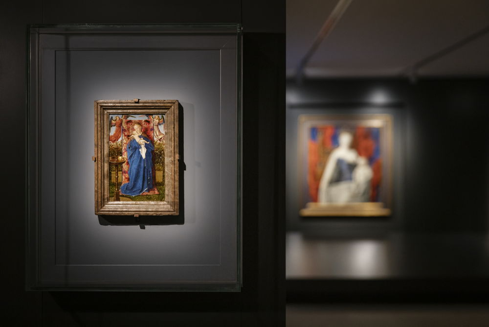 Madonna bij de fontein van Jan van Eyck in de tentoonstelling Madonna ontmoet Dulle Griet, foto Ans Brys