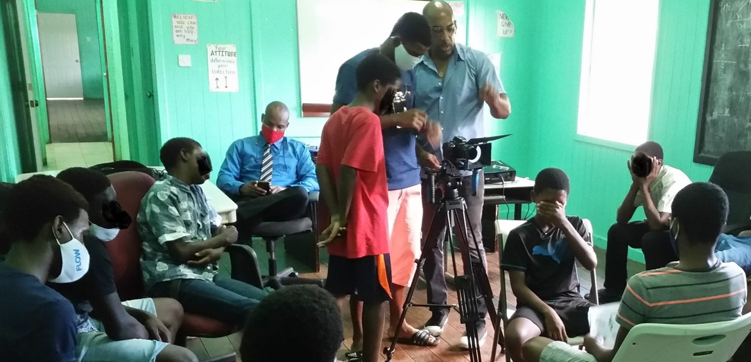 Youth at Boys Training Center get cinematography training through Juvenile Justice Reform Project