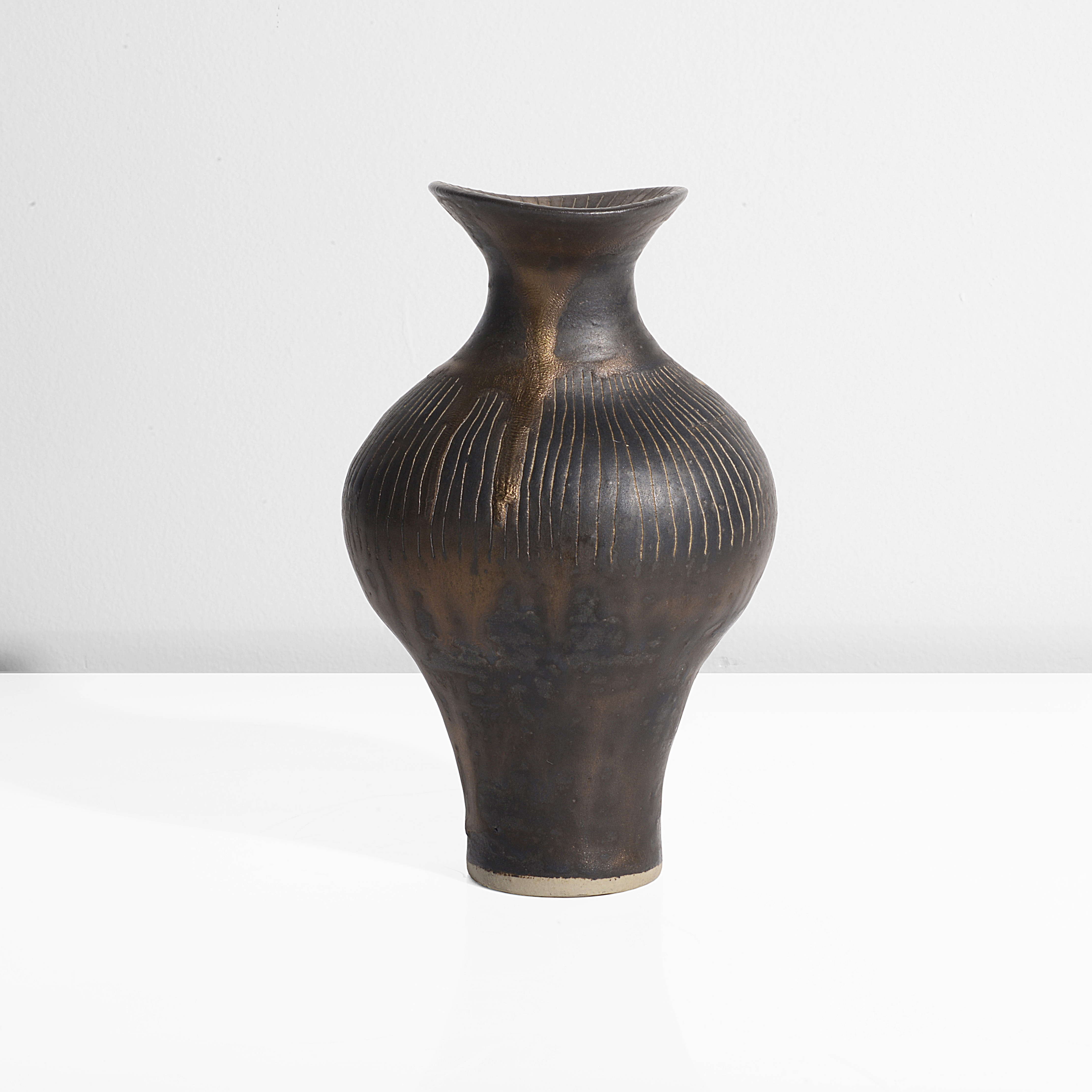 Bottle Vase by Lucie Rie, 1980 £7,962 Bottle Vase by Lucie Rie, 1980 £7,962