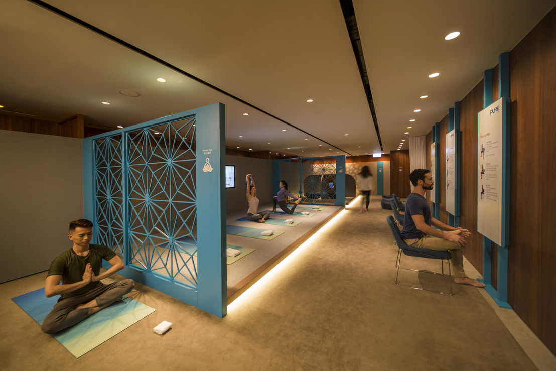 Cathay Pacific ouvre un espace dédié au yoga au Lounge The Pier Business Class à Hong Kong