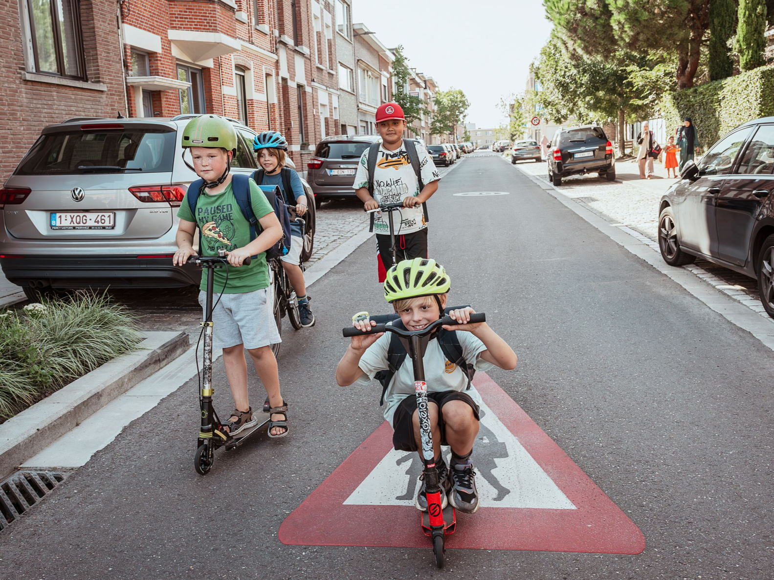 Twee schoolstraten als proefproject in Merksem 