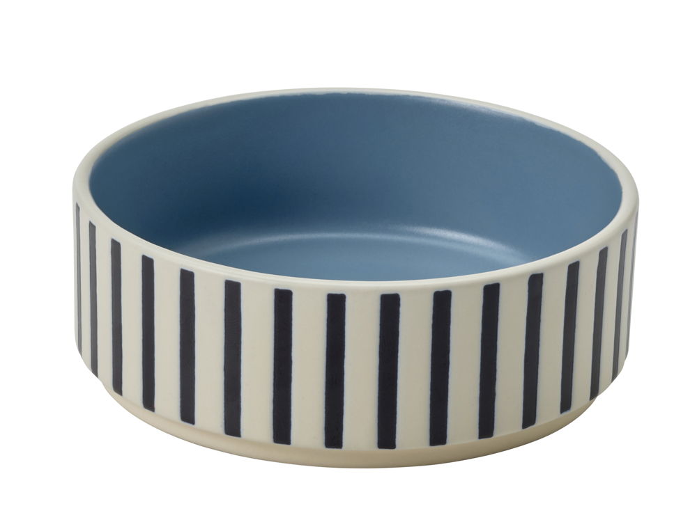 IKEA_UTSÅDD_pet bowl 11 stripe patt blk-blue:grey-blu_€3,49_PE931962