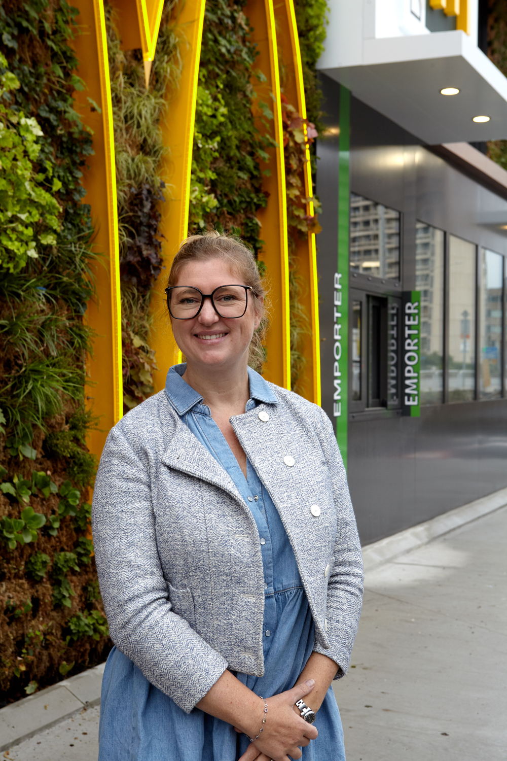 Valérie Bovy, franchisée du McDonald's de Jambes