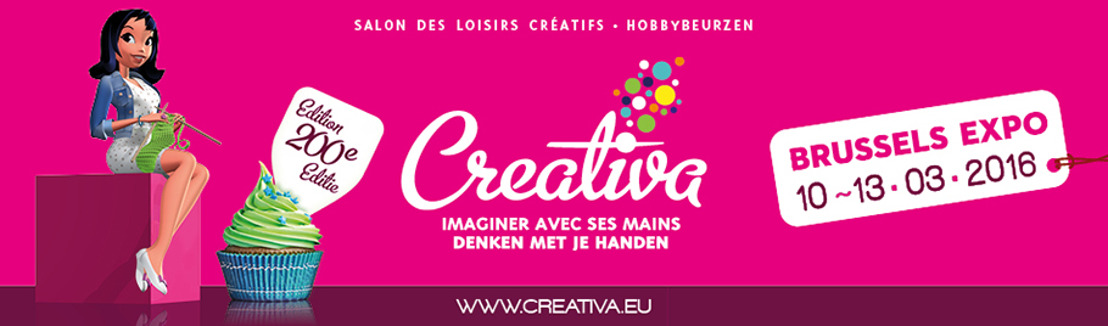 Creativa Brussel, de beurs voor creatieve vrijetijdsbesteding, viert zijn tweehonderdste editie!