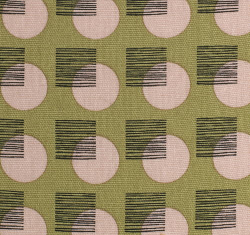 Habitat Citrine Geo Print Curtain 66x90