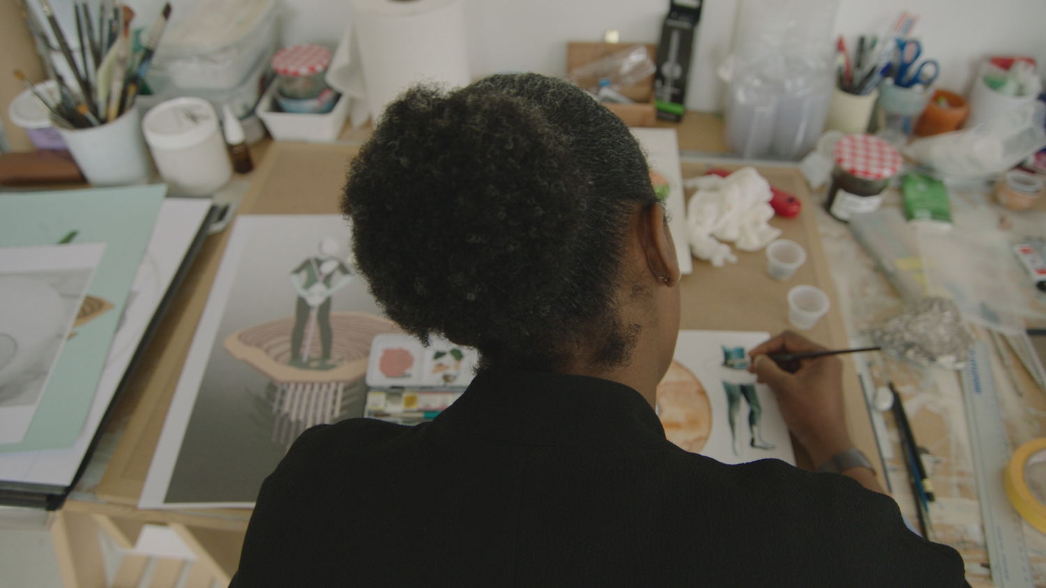 De Canvasconnectie: Otobong Nkanga - (c) VRT