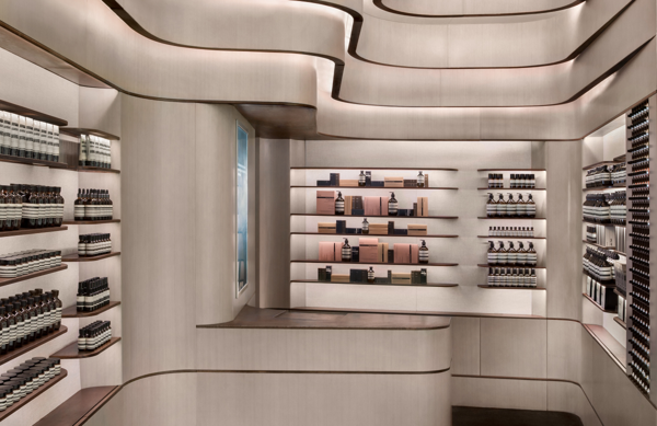 Architensions have designed Aesop's World Trade Center Store in New York City