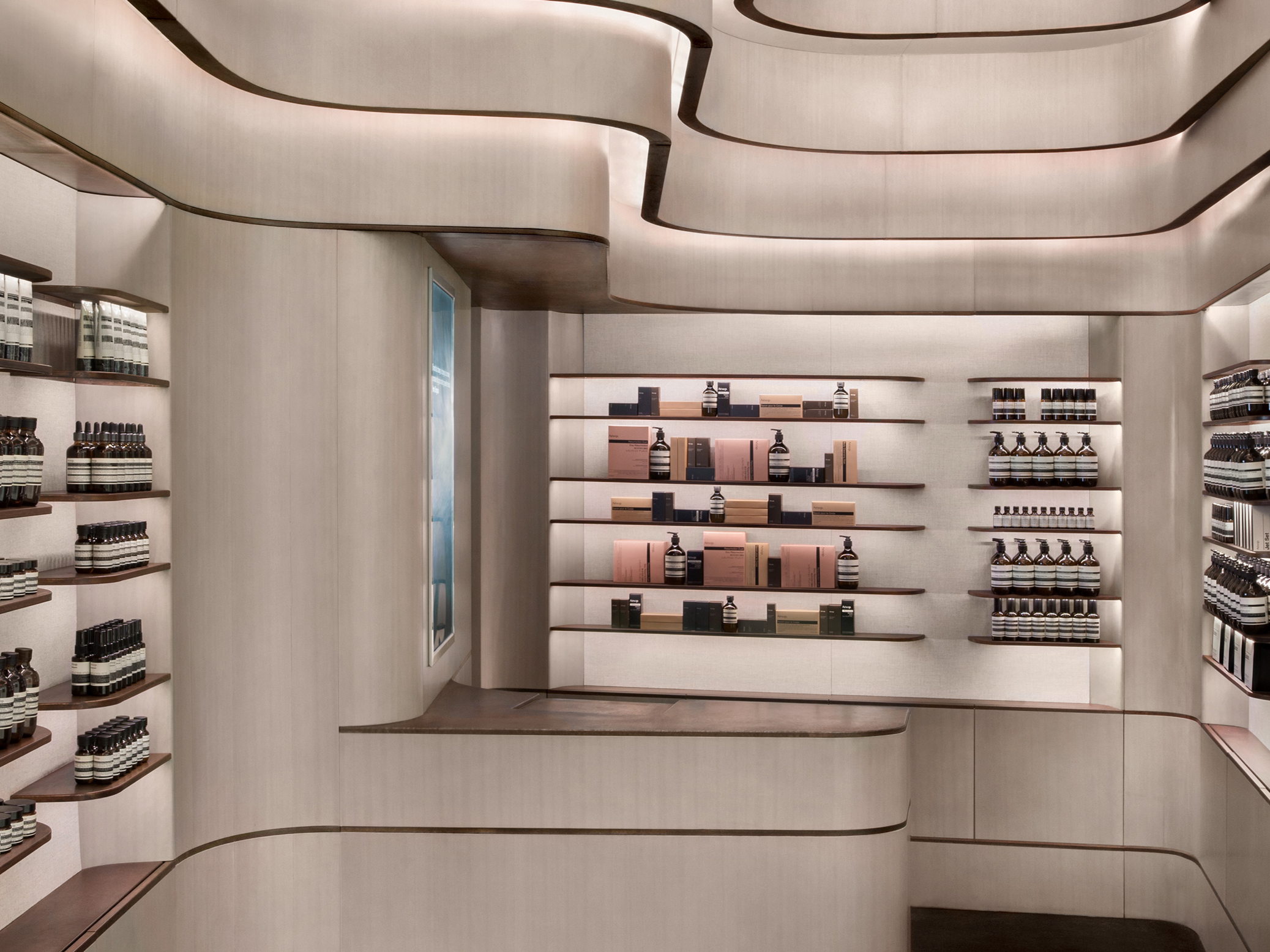 Architensions have designed Aesop's World Trade Center Store in New York City