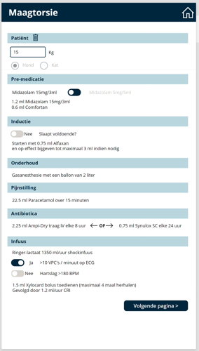 App gedigitaliseerde anesthesieprotocollen