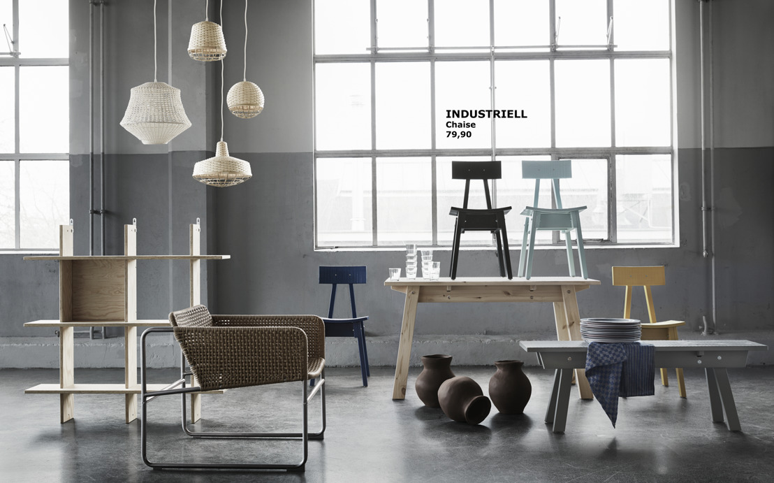 IKEA x Piet Hein Eek lancent INDUSTRIELL, la collection parfaitement imparfaite