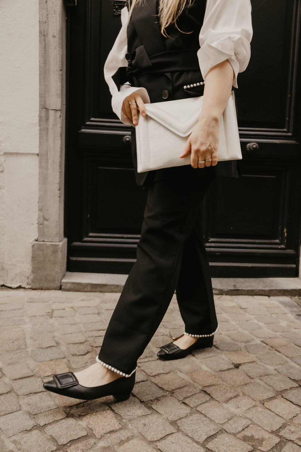 Mieke Dierckx  - M-clutch Pearl -€285