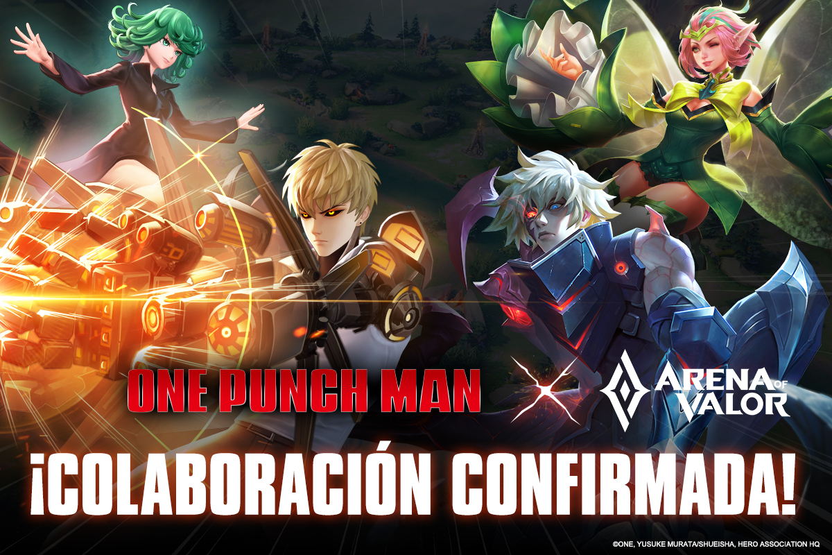 Confirmada la colaboración entre Arena of Valor y One-Punch Man Confirmada la colaboración entre Arena of Valor y One-Punch Man