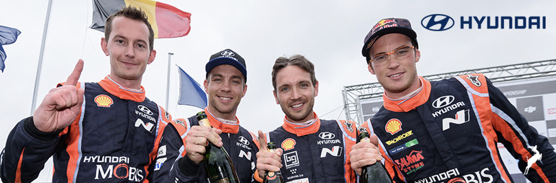 Hyundai Motorsport celebra su sexto WRC victorioso con la primera y segunda posición en Rally Polonia