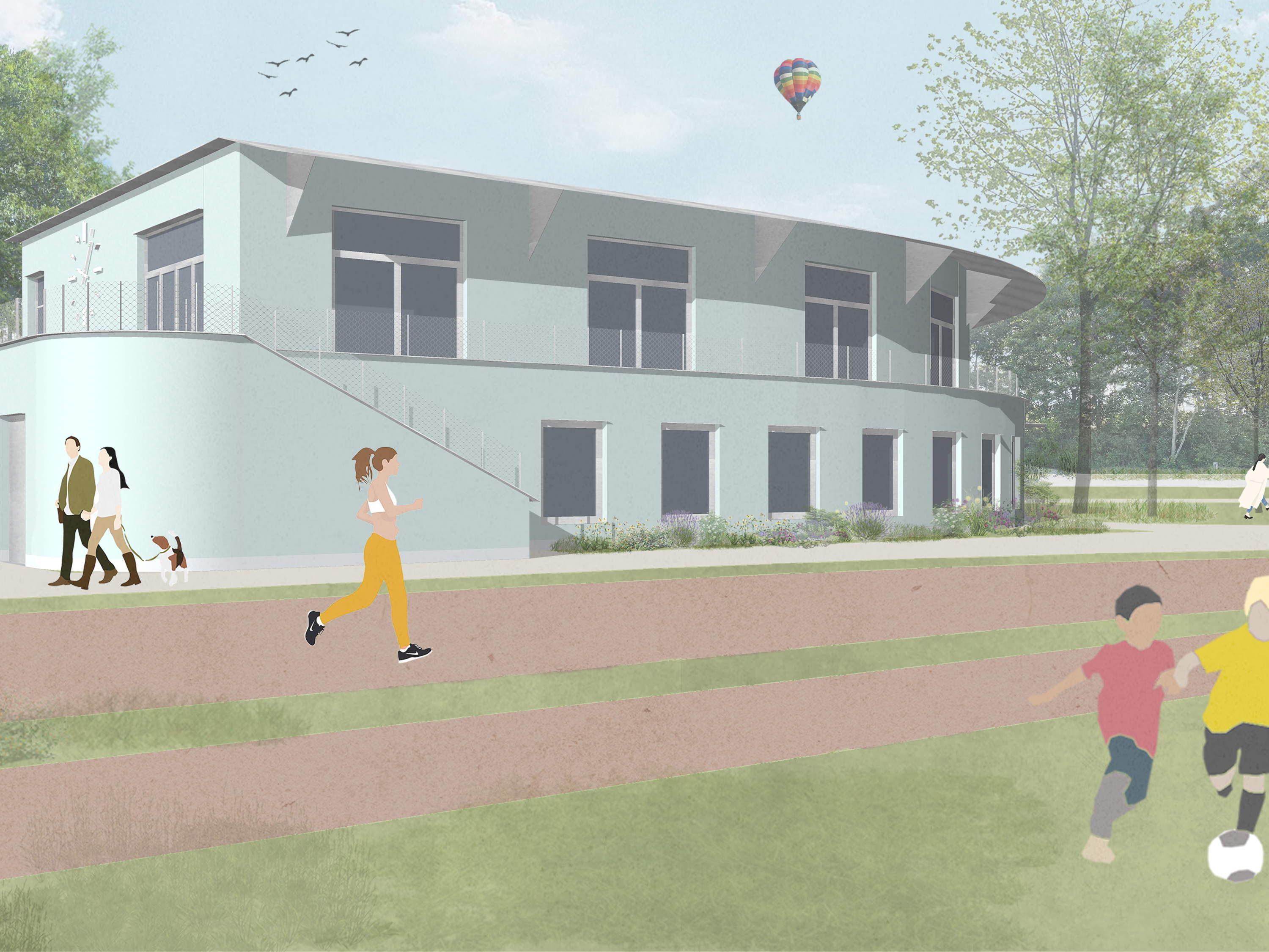Twee grote nieuwbouwprojecten in sportpark Het Rooi