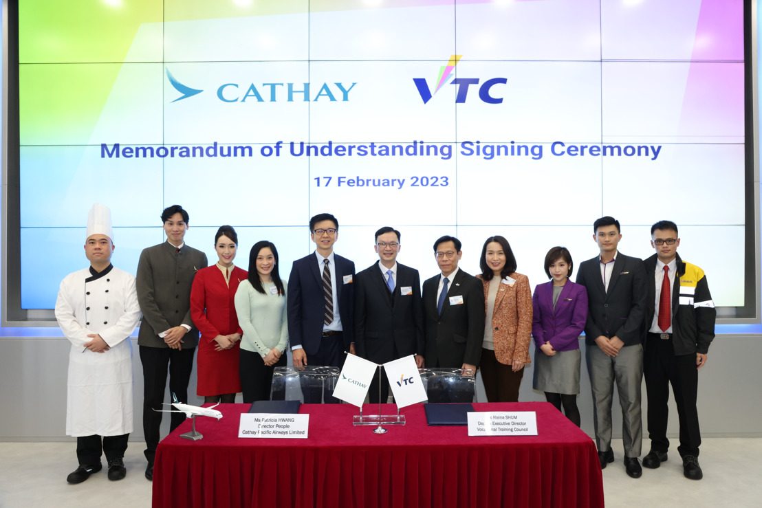 The Cathay Pacific Group to collaborate with Vocational Training Council to nurture aviation talent in Hong Kong