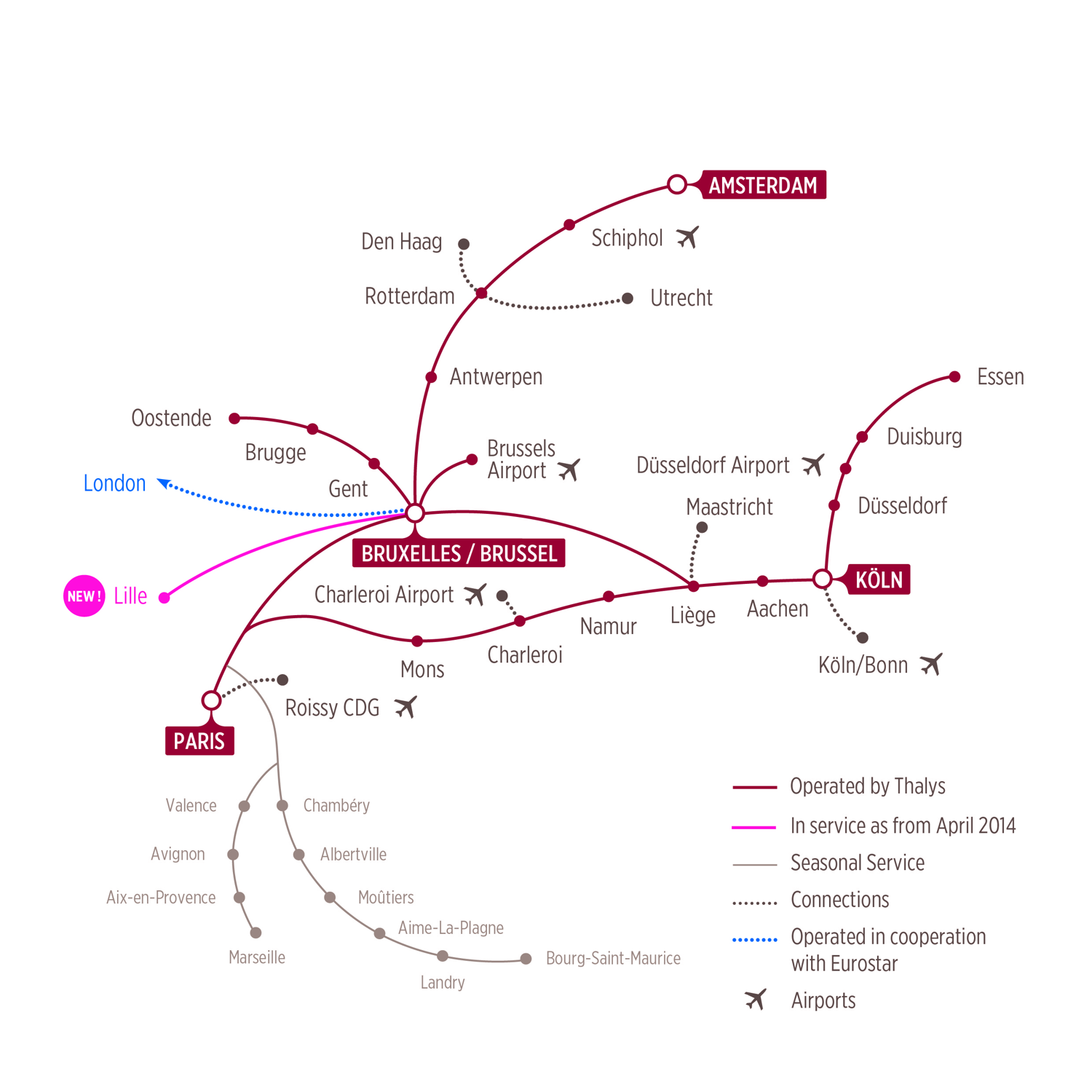 Carte réseau Thalys