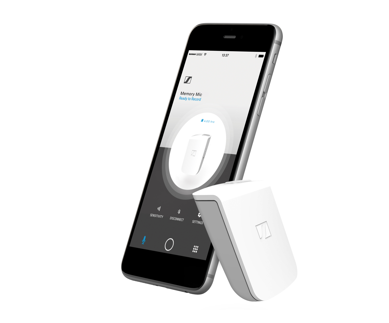Smartphone solution: The Sennheiser Memory Mic and app for Android and iOS 