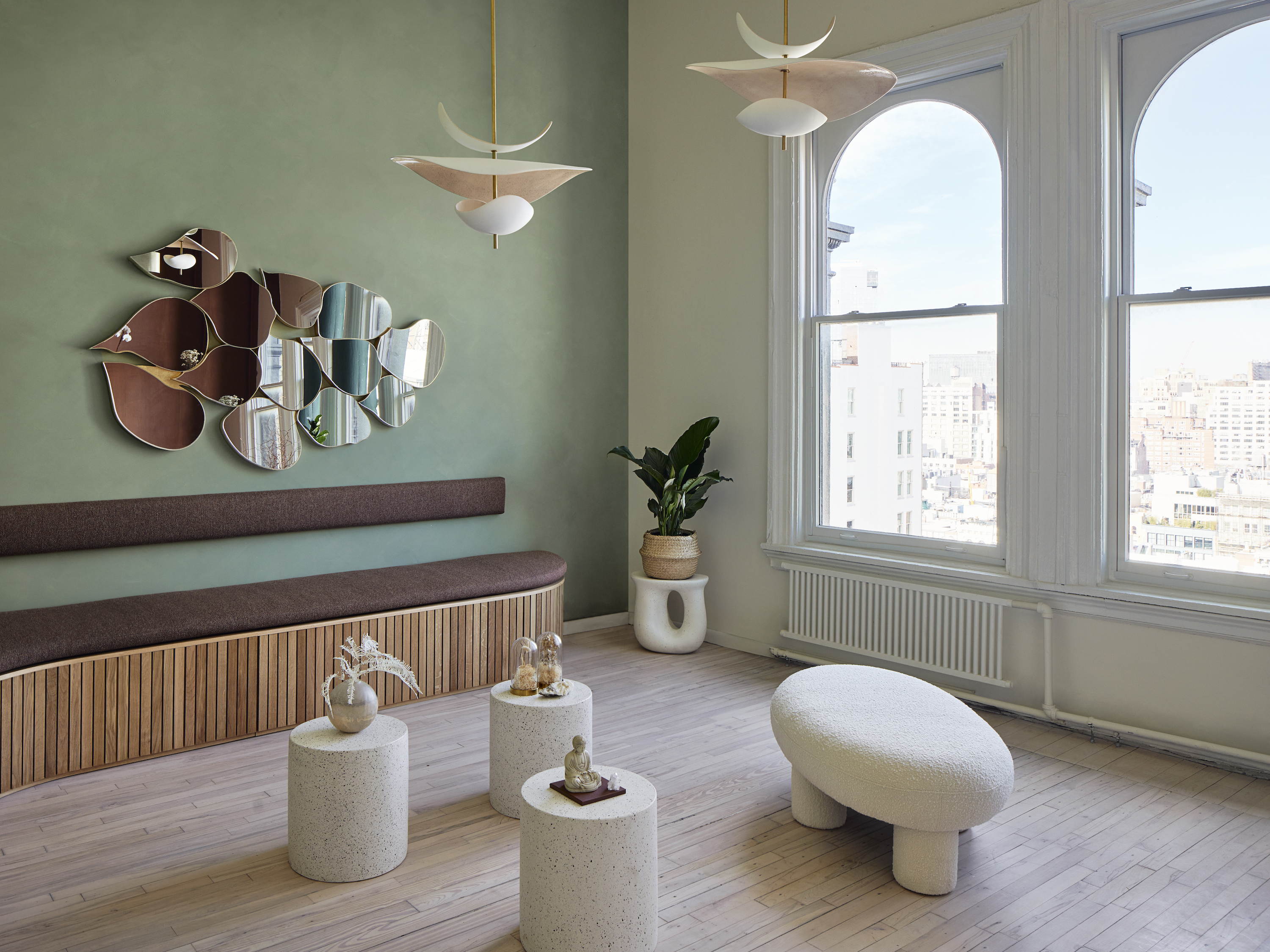 Frederick Tang Architecture Transforms Historic SoHo Loft for acupuncture and wellness studio MOXI