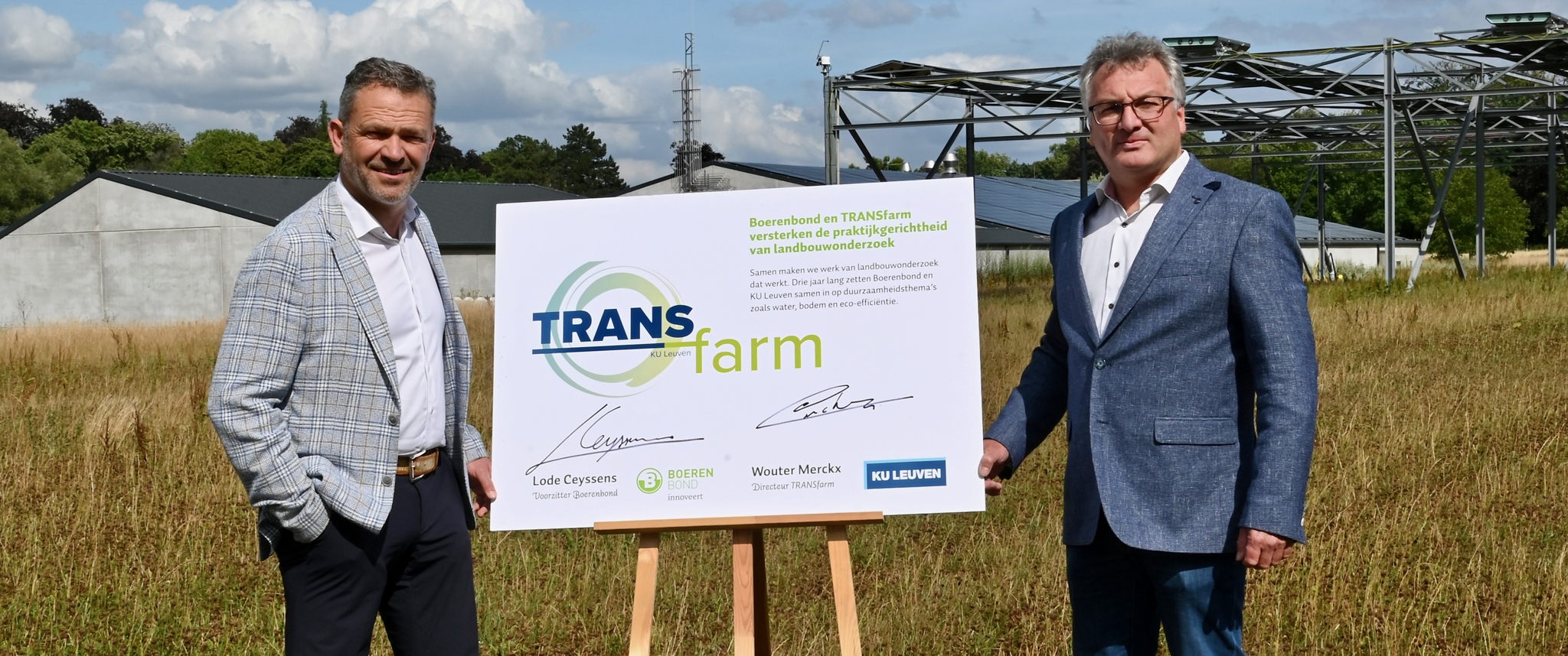 Boerenbond en TRANSfarm investeren in innovatief onderzoek voor landbouwsector
