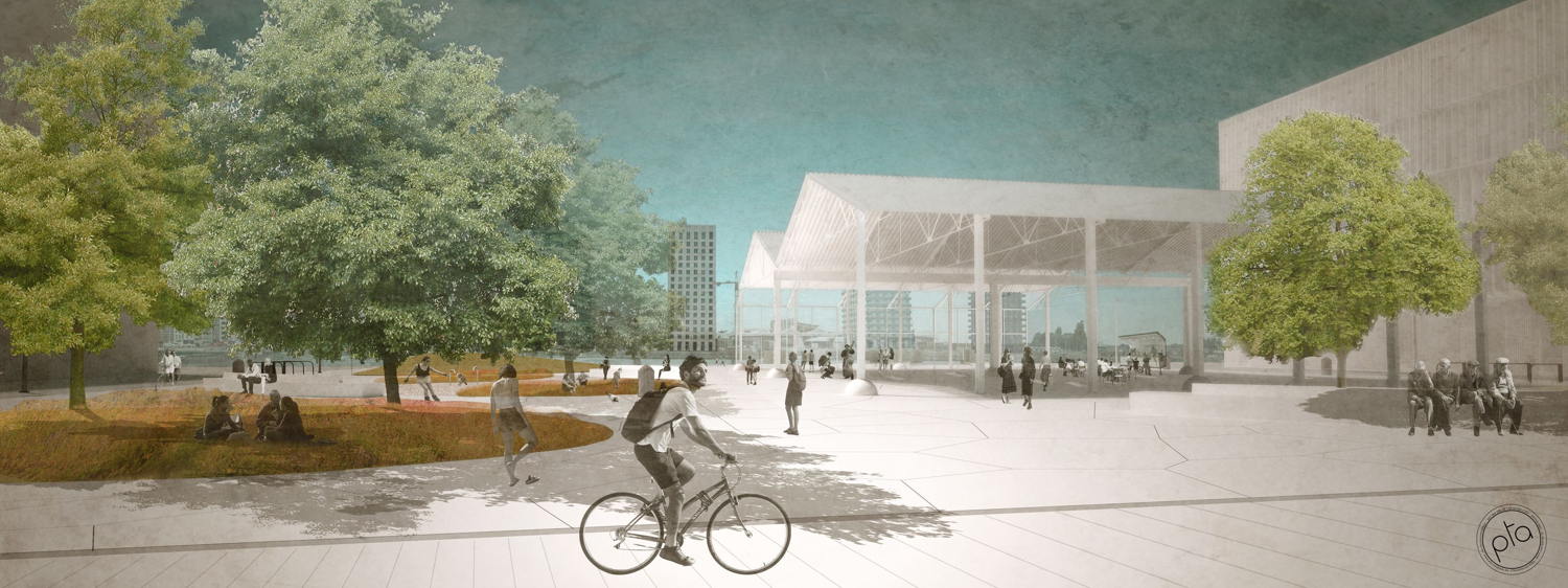 Schengenplein fase 2 overzicht ©PTArchitecten - Sweco