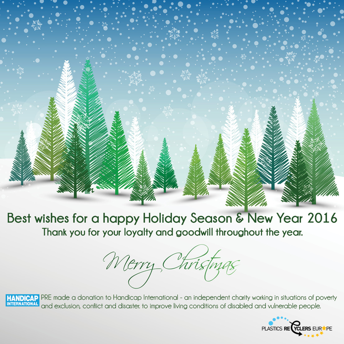 Best wishes for a Happy Holiday Season & New Year 2016