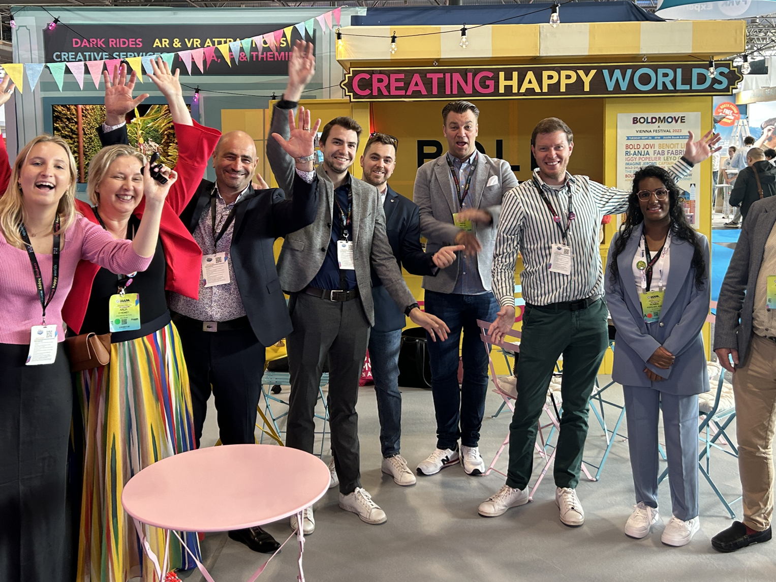 BoldMove Nation tient sa promesse de création de mondes heureux à l'IAAPA Expo 