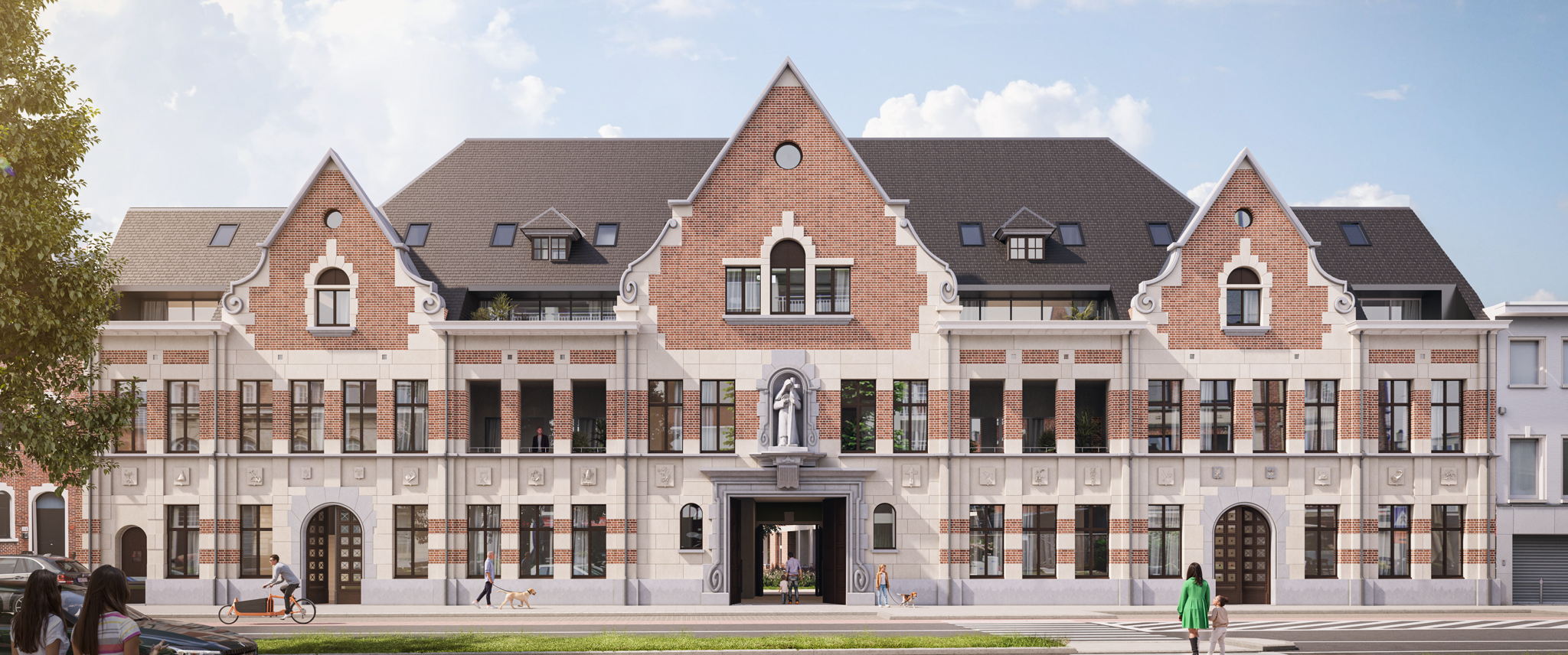 Stadsterras gaat nieuwe fase in: Sint-Lutgardisschool in Mortsel krijgt nieuwe bestemming