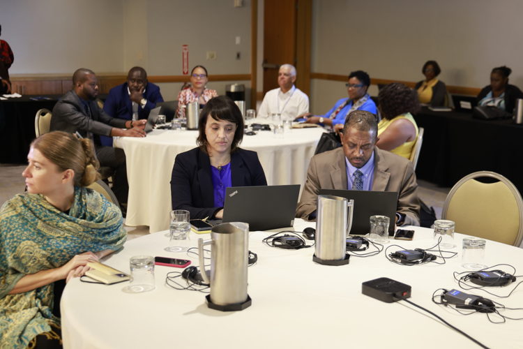 Participants pictured at the Re-Launch of the Enhanced Country Poverty Assessment Programme Opening Ceremony and Data Anonymisation Workshop
