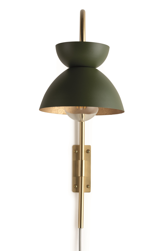 Habitat Citrine Marble & Brass Wall Light, £40