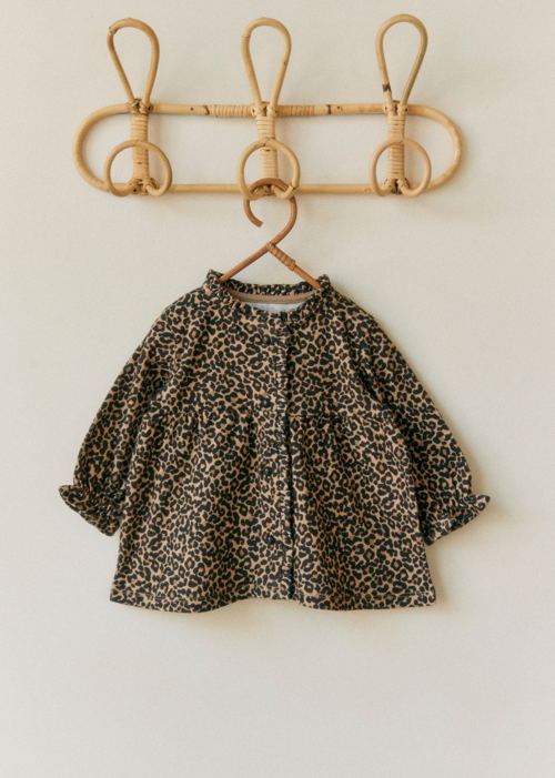 Petit Sézane - Blouse bébé ADELINE Léopard Petit Sézane - Blouse bébé ADELINE Léopard