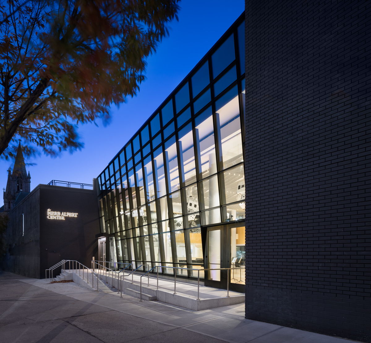 The new 3,500 square-foot entrance of the HSA was conceived as a visual reflection of the school’s ongoing legacy; a welcoming space for aspiring artists that would realize the dreams of founder Dorothy Maynor. - Photo by Amy Barkow