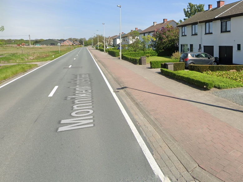 Asfalteringswerken fietspad Monnikenhofstraat