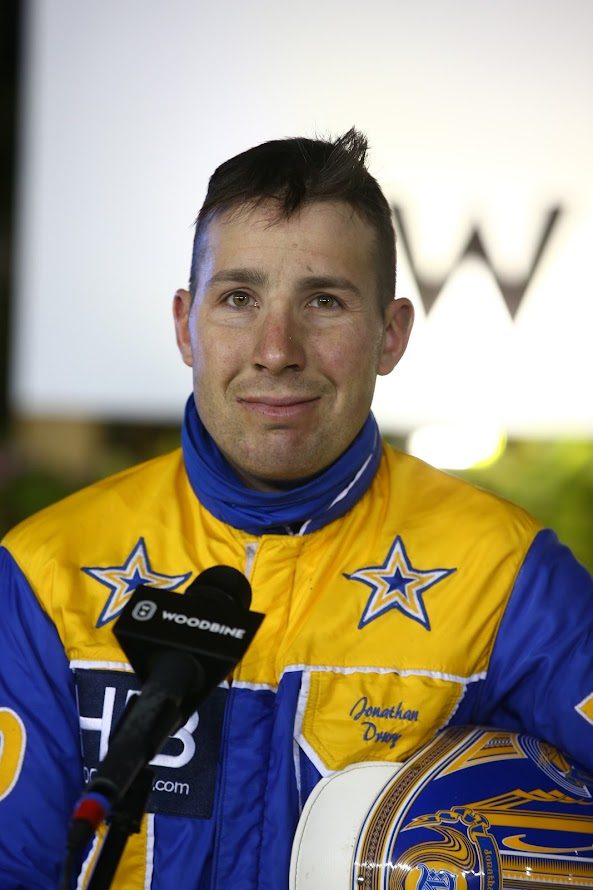 Jonathan Drury at Woodbine Mohawk Park (New Image Media)