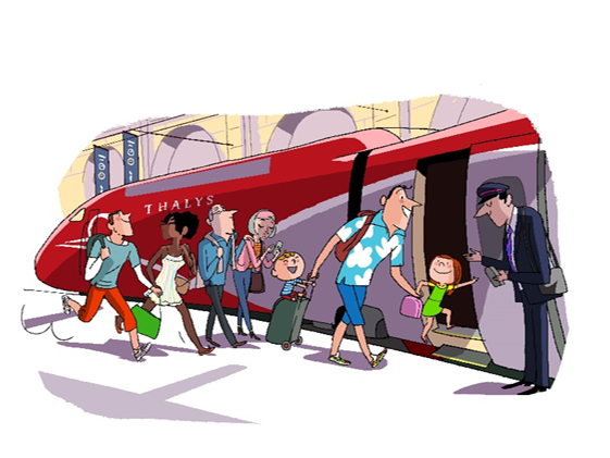 Richting het zuiden met de Zon-Thalys