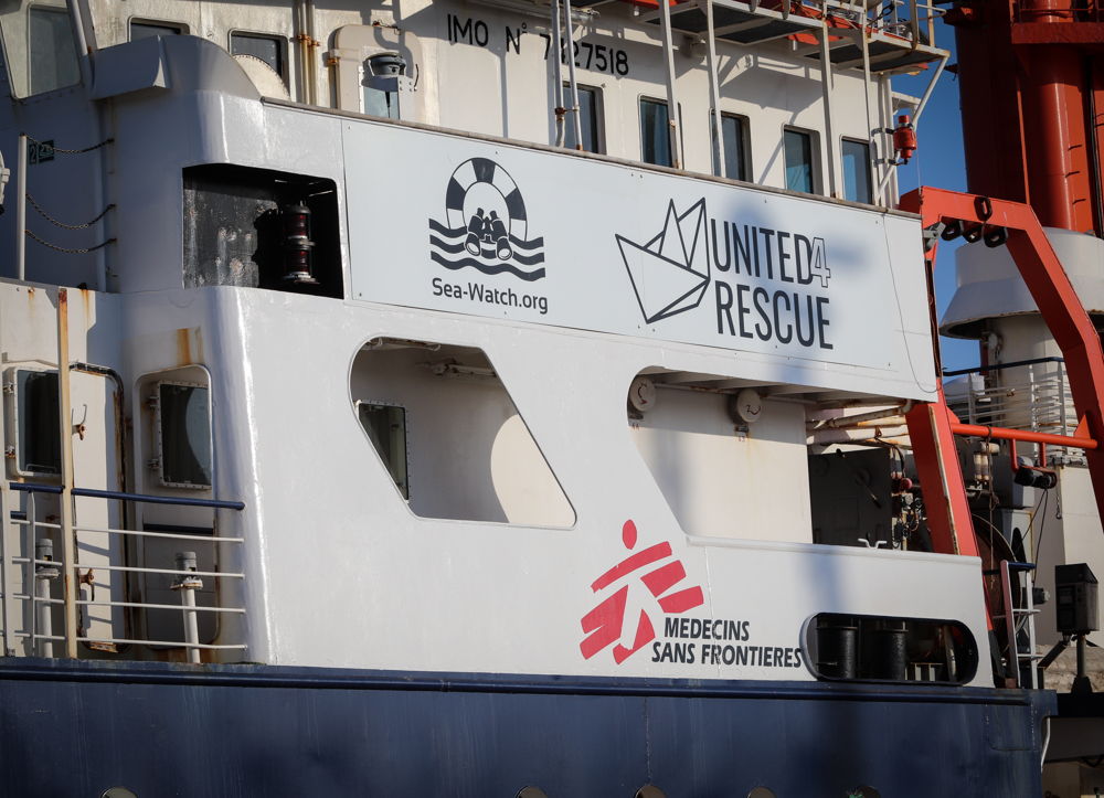 Sea-Watch 4 in the port of Burriana, Spain, as it prepares to embark on its first lifesaving mission to the Central Mediterranean. Copyright: Hannah Wallace Bowman/MSF Sea-Watch 4 in the port of Burriana, Spain, as it prepares to embark on its first lifesaving mission to the Central Mediterranean. Copyright: Hannah Wallace Bowman/MSF