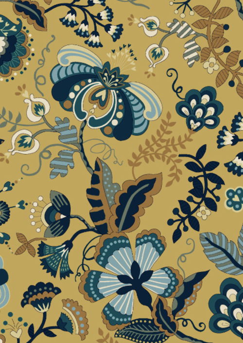 Kartell x Liberty Graphic Impression Fabrics - Mabelle