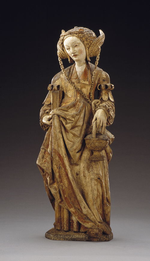 Maître de la Tête de Femme en Pierre, Utrecht, Sainte Dorothée, vers 1520-30 © Suermondt-Ludwig-Museum