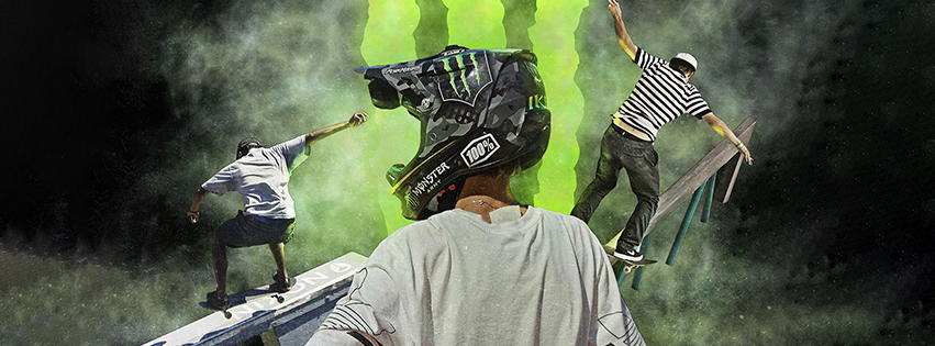 facebook - cover photo- Monster Energy