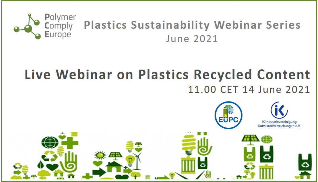 PCE Live Webinar on Plastics Recycled Content