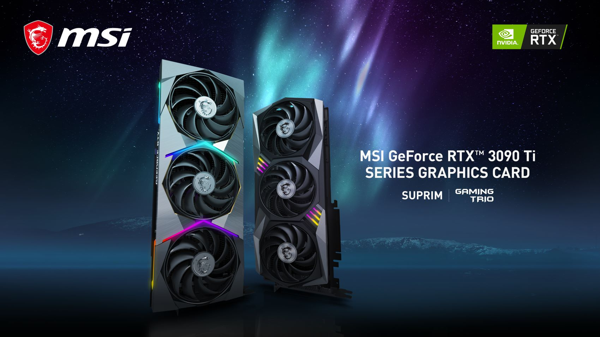 Neue Custom-Version der GeForce RTX 3090 Ti Grafikkarte von MSI