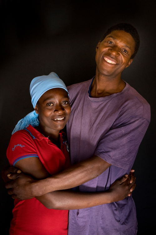 Portrait of Ngonidzashe (28) and her husband Hastings. They are a HIV positive couple supporting each other through ARV treatment, they also have 3 healthy children.
In February, Ngonidzashe was tested for VIAC and nurses found lesions that were more than 75% of the cervix. Living in a poor village near Gutu, they could not afford to go to Harare, the capital, to proceed to any treatment. They finally had the opportunity, thanks to Medecins Sans Frontieres (MSF), to proceed to LEEP (Loop Electrosurgical Excision Procedure). During the procedure, they removed abnormal cervical tissue using a low-voltage electrified wire loop. She has to check in 4 months if the lesions have disappeared. Photographer: Melanie Wenger/COSMOS Portrait of Ngonidzashe (28) and her husband Hastings. They are a HIV positive couple supporting each other through ARV treatment, they also have 3 healthy children.
In February, Ngonidzashe was tested for VIAC and nurses found lesions that were more than 75% of the cervix. Living in a poor village near Gutu, they could not afford to go to Harare, the capital, to proceed to any treatment. They finally had the opportunity, thanks to Medecins Sans Frontieres (MSF), to proceed to LEEP (Loop Electrosurgical Excision Procedure). During the procedure, they removed abnormal cervical tissue using a low-voltage electrified wire loop. She has to check in 4 months if the lesions have disappeared. Photographer: Melanie Wenger/COSMOS